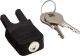 RACKTIME Secure IT, Kerékpáros csomagtartó zár, 7x3x4,5cm, black, RT-17009