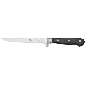 WÜSTHOF Classic, Blade length: 16 cm, Blade length: 27,2cm, black-silver, Boning Knife, 60-1040101416