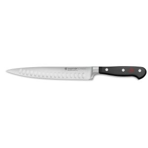 WÜSTHOF Classic, black, Carving Knife, with Hollow Edge