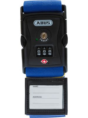 ABUS Kofferband-Schloss 620TSA/192, blau, Heimische Sicherheit, 876615