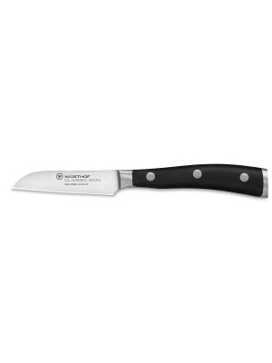 WÜSTHOF Classic Ikon, Longueur de la lame: 8cm, noir, Couteau à Legumes, 60-1040333208