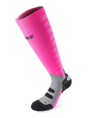 LENZ Compression Socken, rosa-schwarz, Unisex, 1 Paar
